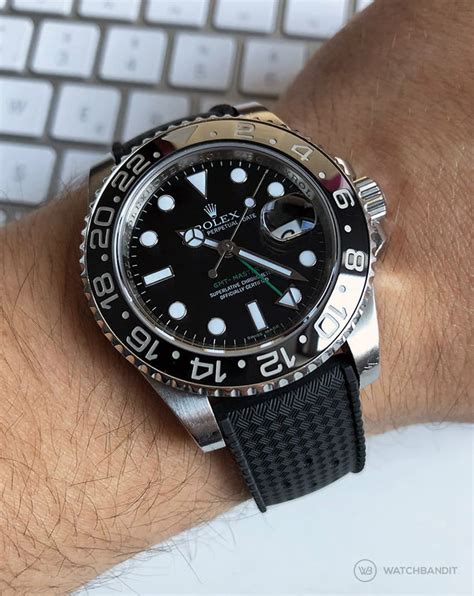 rolex gmt master 2 nato strap size|rolex master ii strap replacement.